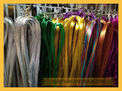 Kẽm xi làm hoa giả size 24